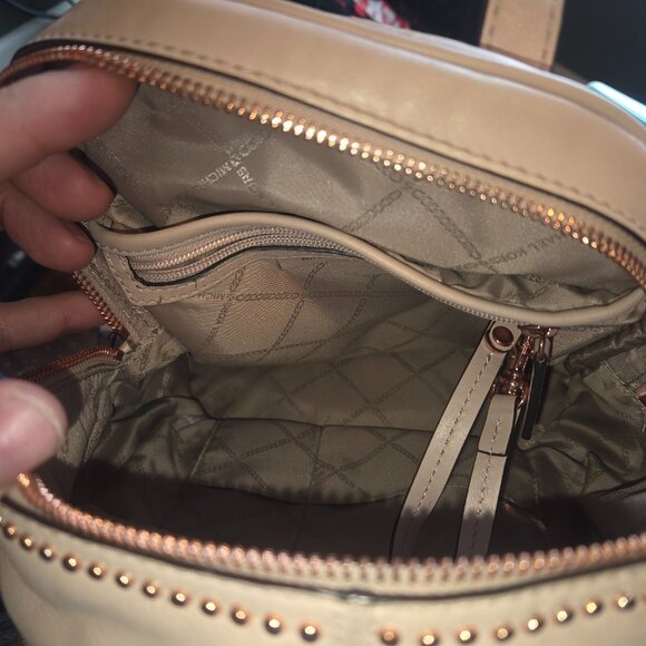 Michael Kors Mini Backpack โ Rose Gold Studs โจ- Gift-Ready - Fall Fashion - Picture 9 of 9
